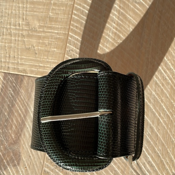 Sezane Masha Belt. Green. 80CM - Picture 10 of 11